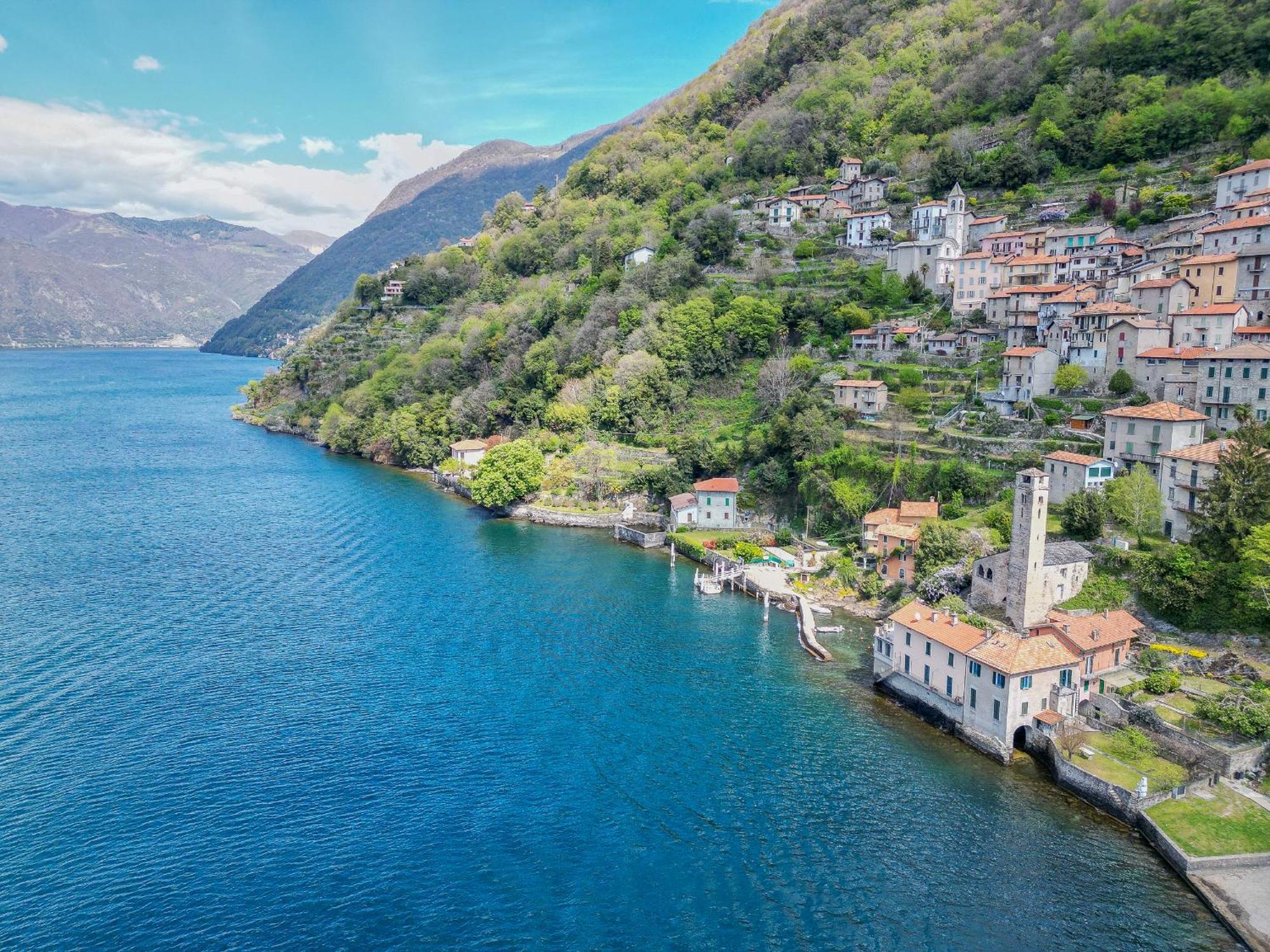 Deriva Apartment On Careno'S Beach By Rent All Como Nesso Dış mekan fotoğraf